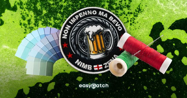 Reach the top with sublimated patches plus embroidery